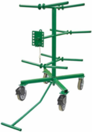 Wire Dispenser Assembly Cart, 36-1/4 Inch x 31-1/2 Inch x 59 Inch, Steel Construction