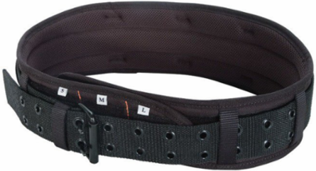 5 Inch Wide Padded Tool Belt for Waist Sizes 30-52 Inch, Foam Core Padding, Steel Buckles