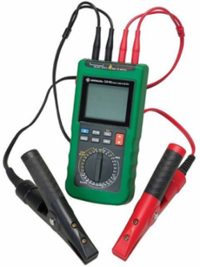 Cable Length Meter with 4-1/2 Digit LCD Display and Resistance Range up to 1999.9 Ohms