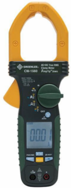 AC/DC True RMS Clamp Meter 1000V 1000A with 2 Inch Jaw Opening and LCD Display