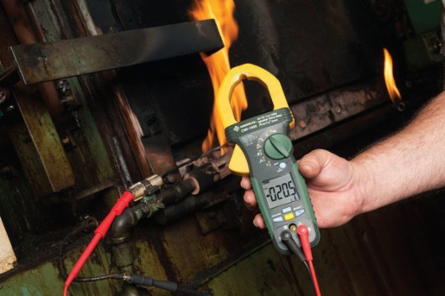 Industrial Clamp Meter 1000V, 1000A, 2 Inch Jaw Opening, True RMS