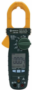 Industrial Clamp Meter 1000V 600A LCD Display, 1.18 Inch Jaw Opening
