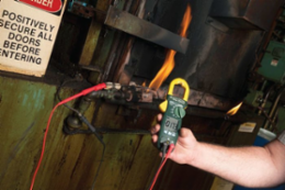 Industrial Clamp Meter 1000V 600A LCD Display, 1.18 Inch Jaw Opening