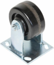 4 Inch Rigid Caster, 800 lbs Capacity, 2 Inch Wheel Width, Phenolic Material