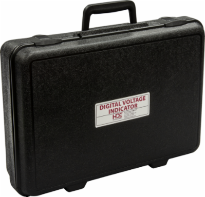 Plastic Carrying Case for DVI Digital Voltage Indicators, Black