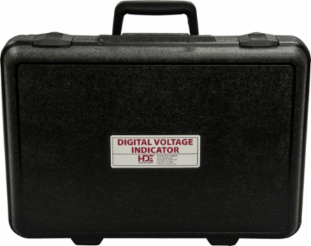 Plastic Carrying Case for DVI Digital Voltage Indicators, Black