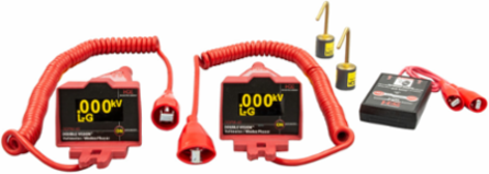 Dual Display Wireless Phasing Meter 5V-43kV, 14" x 4.1" x 4.6" Dimensions