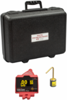 Double Vision Wireless Voltage Indicator, 100V-138kV, LED Display, 14 Inch Length