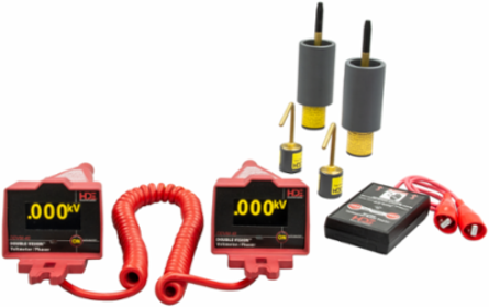 VM-40 Dual Display Voltmeter Set 5V-40kV for Overhead/Underground Use