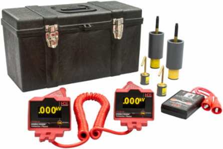 VM-40 Dual Display Voltmeter Set 5V-40kV for Overhead/Underground Use