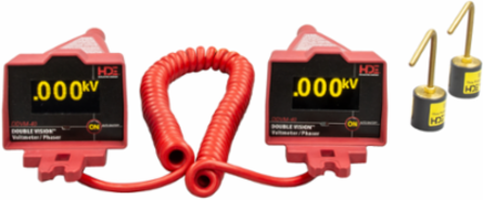 Double Vision Dual Display Voltmeter 5V-40kV, 14 Inch x 4 Inch x 4-5/8 Inch