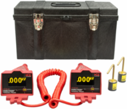 Double Vision Dual Display Voltmeter 5V-40kV, 14 Inch x 4 Inch x 4-5/8 Inch