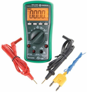 Digital Multimeter 6000 Count, 1000V, 8A, Backlit LCD Display