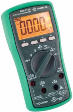 Digital Multimeter 6000 Count, 1000V, 8A, Backlit LCD Display