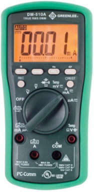 Digital Multimeter 6000 Count, 1000V, 8A, Backlit LCD