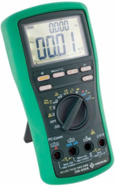 Digital Multimeter 1000V, 10A, True RMS, Backlit LCD Display