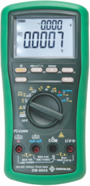 500,000-Count Digital Multimeter, 1000V, 10A, 1832 F Temperature Measurement