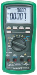 500,000-Count Digital Multimeter, 1000V, 10A, Temperature Up to 1832 F