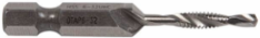 Drill/Tap Bit #6 1/4 Inch Quick Change Hex High Speed Steel 32 TPI