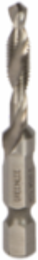 M5 X 0.80 Drill/Tap Bit, 1/4 Inch Quick Change Hex, High Speed Steel