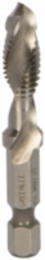 M8 X 1.25 Drill/Tap Bit, 1/4 Inch Quick Change Hex, High Speed Steel, Up to 10 GA