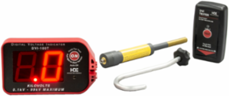 Digital Voltage Indicator 100kV Overhead/Underground Kit, LED Display, 4.25 Inch Height
