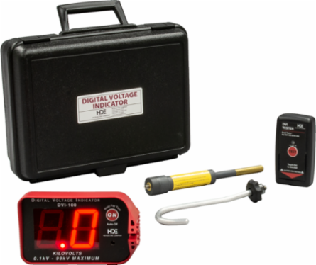 Digital Voltage Indicator 100kV Overhead/Underground Kit, LED Display, 4.25 Inch Height