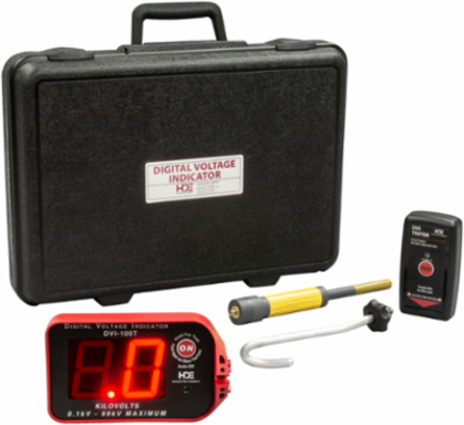 -100T Digital Voltage Indicator 100kV, LED Display, Overhead/Underground Use