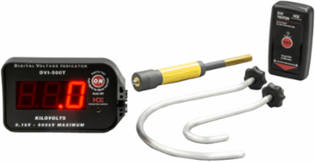 -500T Digital Voltage Indicator 500kV, 4.25"H x 7"W x 4.5"D, Test Point Mode