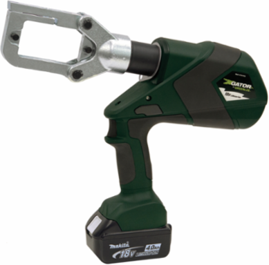 6 Ton Li-Ion Crimper, 12,000 lbs Force, 8 AWG - 600 kcmil Capacity, 14.75 Inch Length