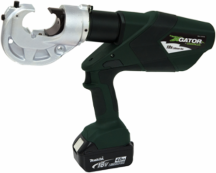 12 Ton Li-Ion Die Style Crimper, 1.2 Inch Opening, 750 Kcmil Capacity