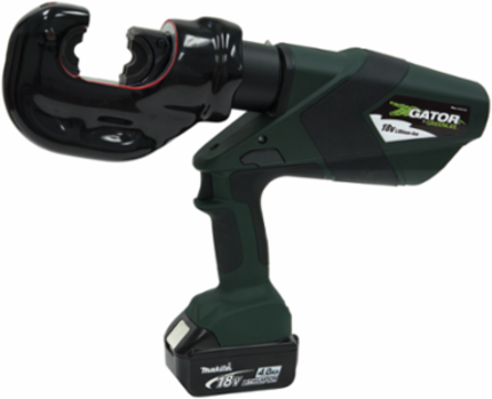 Gator 12 Ton Crimper, 1.65 Inch Opening Size, 750 Kcmil Capacity, Lithium Ion