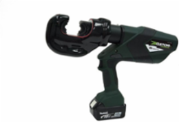 12 Ton Crimper, 1.65 Inch Opening, 750 Kcmil Capacity, Li-Ion, Pistol Grip