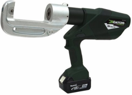 15 Ton Die Style Crimper, Li-Ion, 230V, 1000 Kcmil Capacity, Pistol Grip