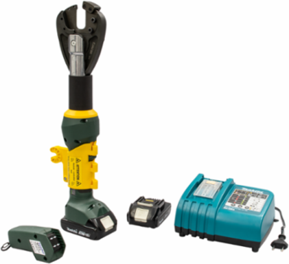 Hard Metal Remote Cutter 6 Ton, 19 Inch Length, 2.0Ah Battery, 18V