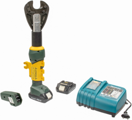 Remote Cutter 6 Ton Soft Metal 1.26 Inch Jaw Hardened Steel 18V Battery