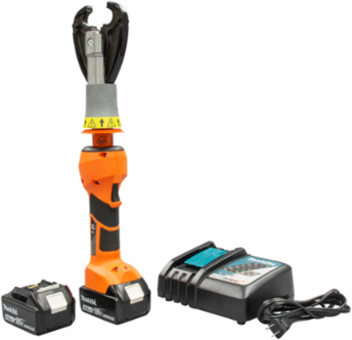 6 Ton Insulated Crimper with CJDE Head, 19 Inch Length, 120V Charger