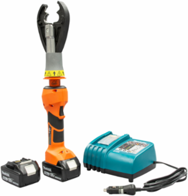6 Ton Insulated Die Crimper with 12V Charger, 19 Inch Length