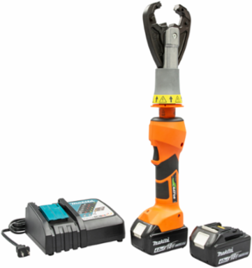6 Ton Insulated Crimper with CJK Head, 19 Inch Length, 12,000 lbs Force