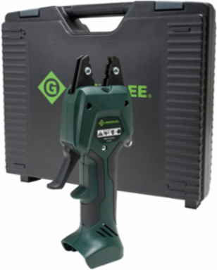 Battery Powered Crimping Tool, 12mm Jaw, 3,400 LB Force, 9 Inch Length