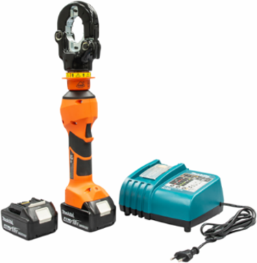 6 Ton Insulated Crimper, 17 Inch Length, 600 kcmil Crimping Capacity