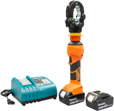 6 Ton Insulated Crimper, 17 Inch Length, 600 kcmil Crimping Capacity