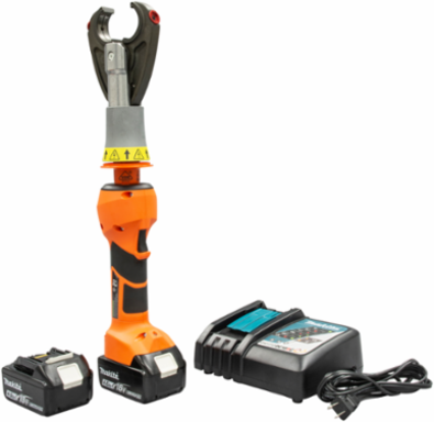6 Ton Insulated Crimper with 120V Charger, 19 Inch Length, Bluetooth Technology