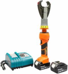 6 Ton Insulated Crimper with CJ22 Head, 12V Battery, 19 Inch Length, 12,000 lbs Force