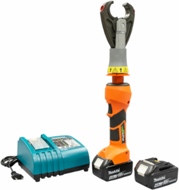6 Ton Insulated Crimper, 19 Inch Length, Die Style, 12,000 lbs Crimping Force