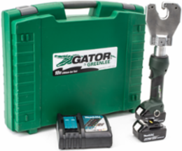 6 Ton Dieless Crimper, 12,400 lbs Force, 19.5 Inch Length, 120V Battery