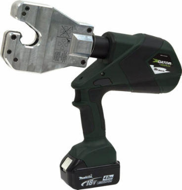 Gator 6 Ton Dieless Crimper Quad, 12V, 14 Inch Length, 12,400 lbs Force