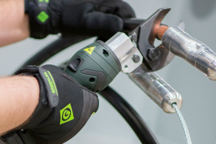 Battery Powered Micro Cable Cutter 10.8V, 14 Inch Length, 3.95 LB
