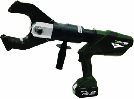 Gator Cable Cutter 4.13 Inch Jaw, Li-ion, Scissor Style, 230V AC