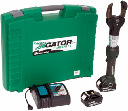 2 Inch Battery Cutter with Two 4.0 Ah Batteries & 12V Charger